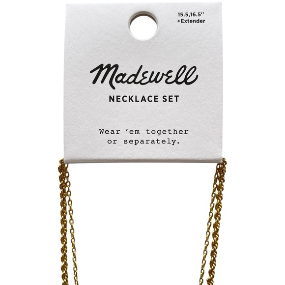 NWT Madewell necklace set - Picture 2 of 3